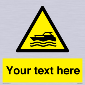 Custom Warning motorised watercraft